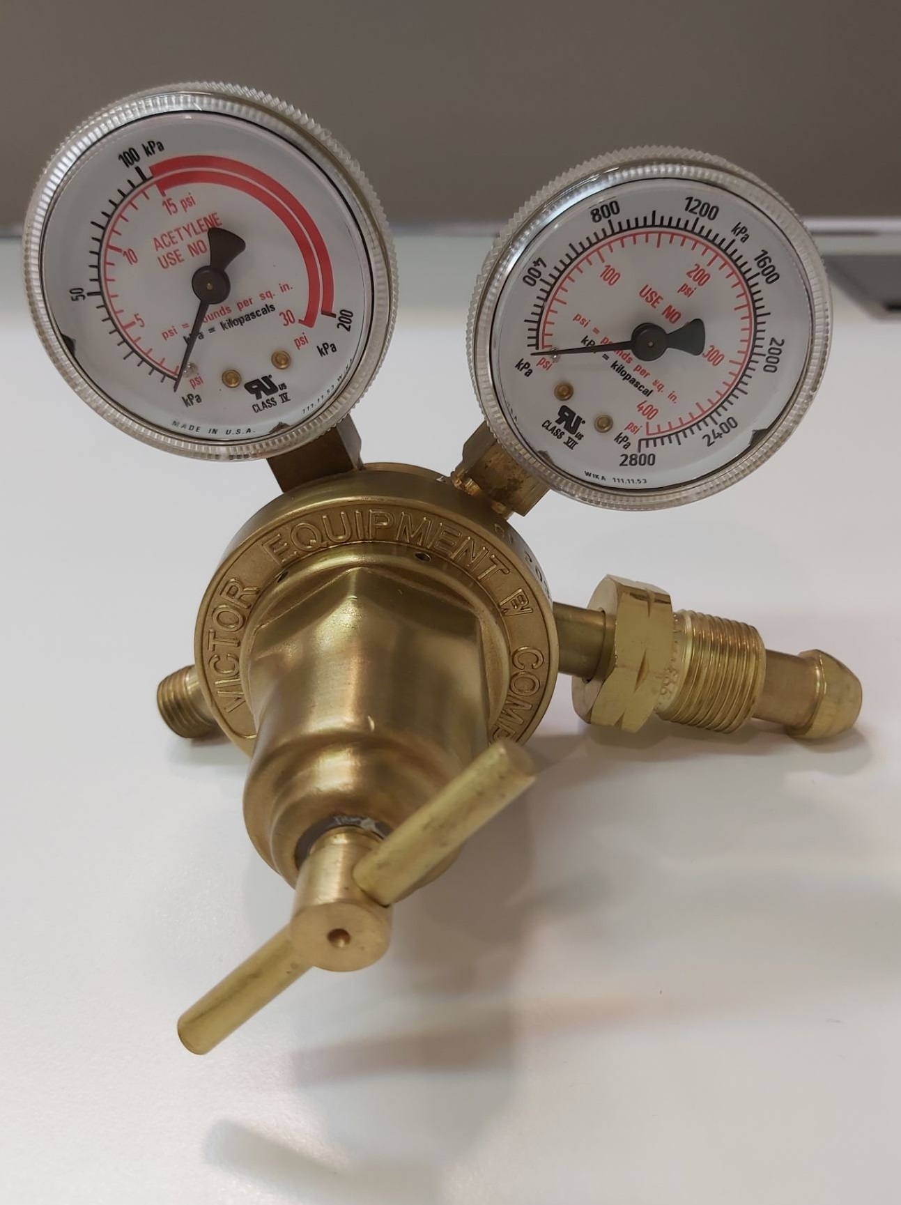 رگولاتور فشار استیلن مدل: SR260A برند ویکتور آمریکا